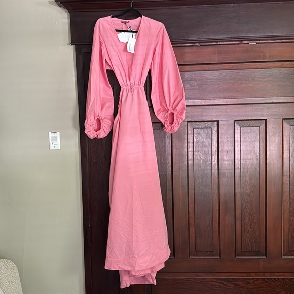 Staud Crew Neck Long Dress - Picture 4 of 6